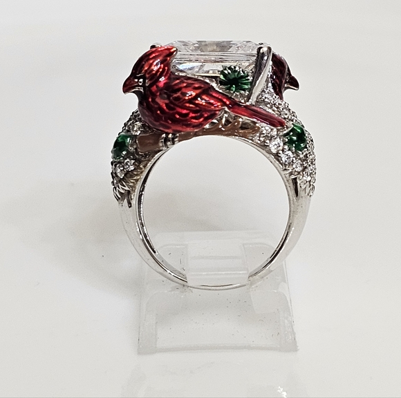 Victoria Wieck Jewelry - Rare VW 5 Carat Absolute Gemstone Cardinal Ring Sterling Silver Size 5!